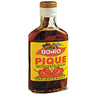 Pique Puertorriqueo Bohio, Bohio hot sauce at elColmadito.com Puerto Rico